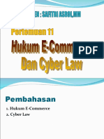 Hukum E-Commerce Indonesia