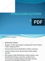 Pertemuan 12 Penulisan Kutipan 