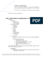 Lecture-Discussion Notes-Module 2-Unit 1 Philo Foundation