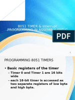 8051 TIMER & Interrupt PROGRAMMING IN ASSEMBLY AND C