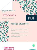Kinds and Uses of Pronouns