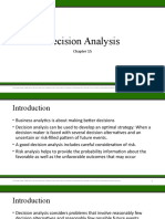 Chapter 6 - Decision Analysis