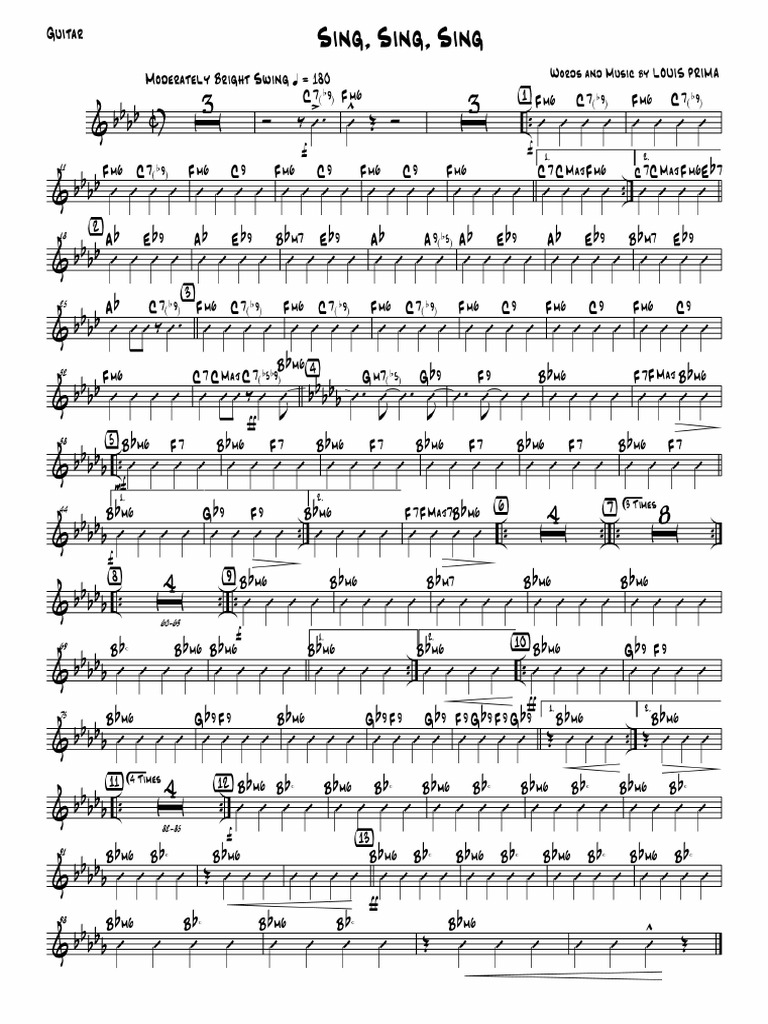 Sing Sing Sing | PDF