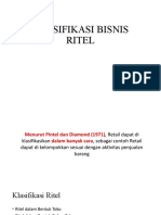 Bab II KLASIFIKASI BISNIS RITEL - 2022