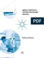 Agilent 1100 Series Variable Wavelength Detector: Reference Manual