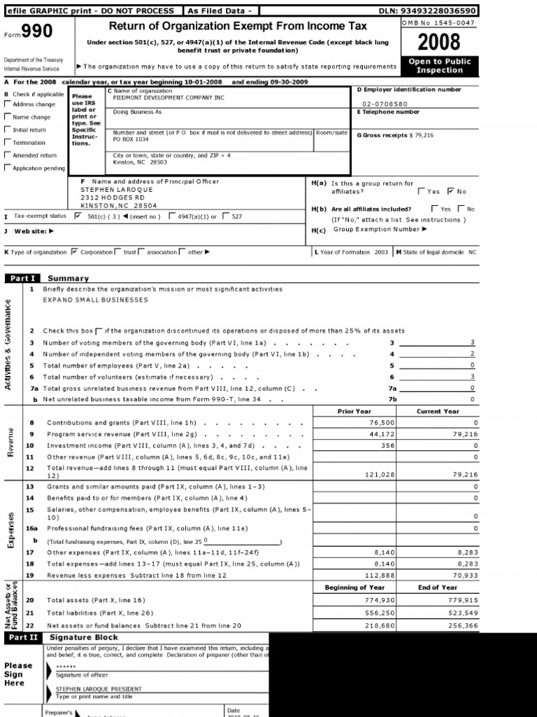 ITIN Letter for Piedmont Development | PDF | Irs Tax Forms | 501(C ...