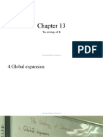 The Strategy of IB: International Business - Chapter 13
