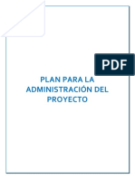 4.1 - Plan para La Dirección Del Proyecto