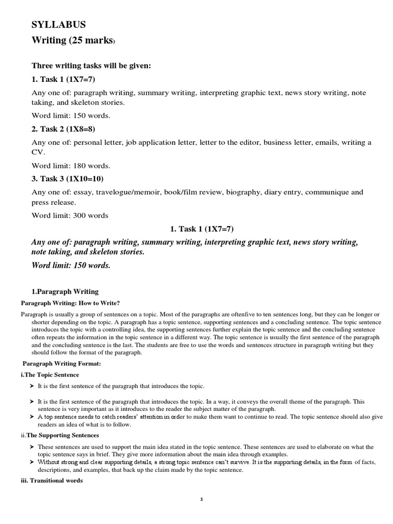 Complete reference materials for free writing section grade xi pdf