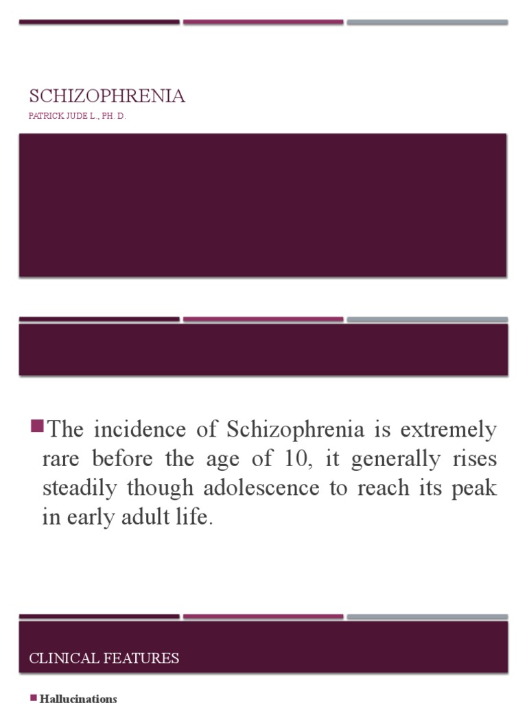 15 Schizophrenia PDF Schizophrenia Hallucination