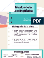 Clase Métodos de La Psicolingüística