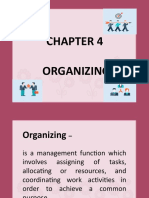 Chapter 4 1.1 Nature of Organization