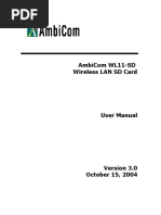 Ambicom Wl11-Sd Wireless Lan SD Card