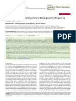 2020 Rheological Characterization of Biological Hydrogels in