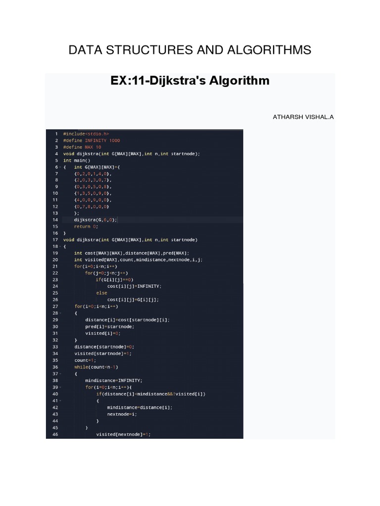 21bai1680 Dijkstra | PDF