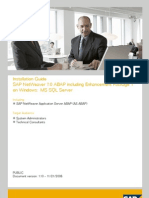 Installation Guide SAP NetWeaver 7.0 ABAP Including Enhancement Package 1 on Windows MS SQL Server