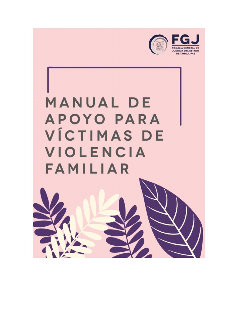 Manual de Apoyo para Víctimas de Violencia Familiar | PDF
