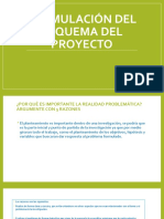 Formulacion de Esquema Proyecto