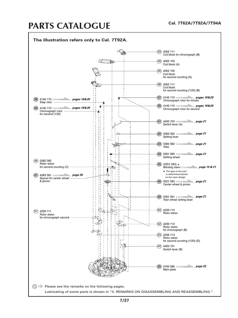 Pièce Pour Montre Seiko - Référence 0802580 - Compatible Mouvements 7T62A, 7T92A, 7T94A, 7T34A - Neuf Sans étiquette