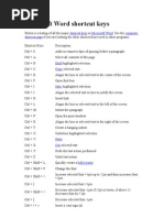 MathType Shortcuts PDF | PDF | Bracket | Greek Alphabet