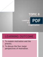 Topic 8-Chapter 12-Motivating Employees Achieving Superior Performance in The Workplace New201710