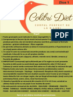 Regimul Colibri Diet