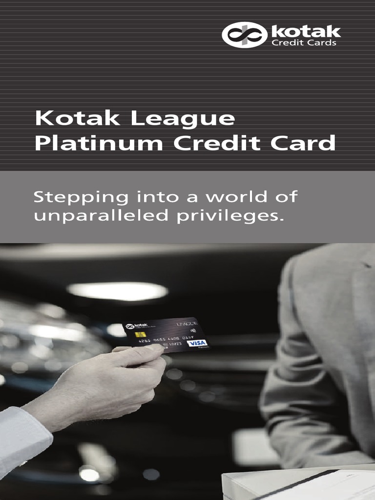 Kotak League Platinum Credit Card PDF