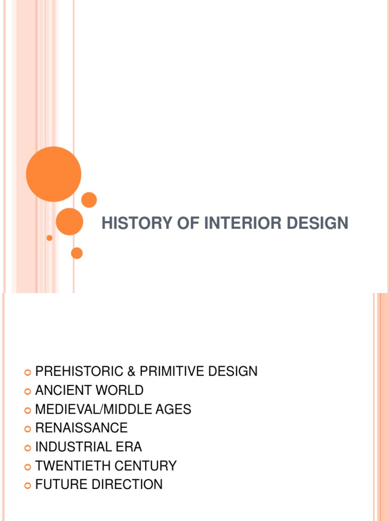 Evolution of Interior Design History | PDF | Furniture | Baroque