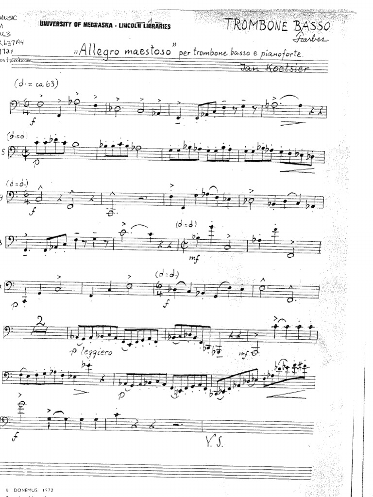 Koetsier Allegro Maestoso PDF