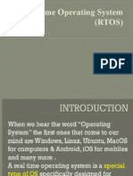 Real Time Operating System (RTOS)