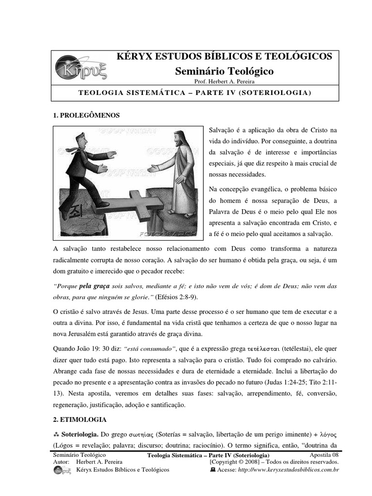 Apostila 08 Seminario Teologico Teologia Sistem Tica Parte V 