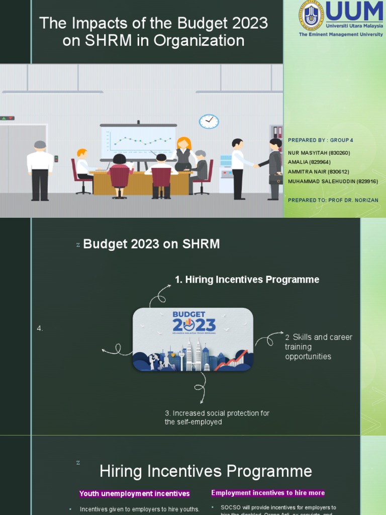 The Impacts of The Budget 2023 On SHRM PDF