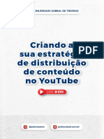 Live 210 Criando A Sua Estrategia de Distribuicao de Conteudo No Youtube