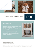 Reformation Grand Opening