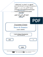 PE 2018 Bases de Données