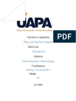 Neurociencia y Aprendizaje Tarea#1