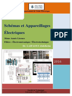 Cours Schémas Et Appareillages Electriques - L3 ELM ELT - 2016 2017 - A.  LAIFAOUI, PDF, Tension électrique