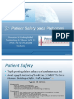 Patient Safety Pada Plebotomi
