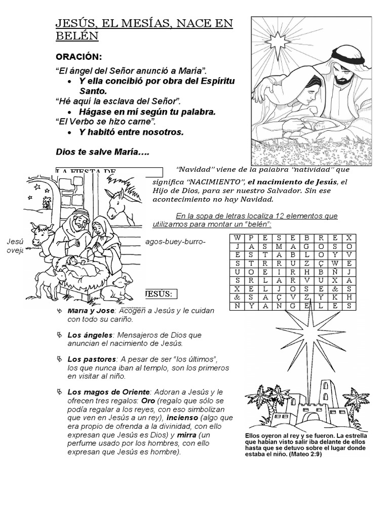 Jesús El Mesías Nace en Belén | PDF | Natividad De Jesus | Jesús