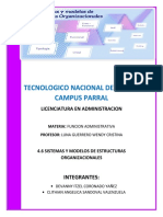 Tecnologico Nacional de Mexico, Campus Parral: Licenciatura en Administracion