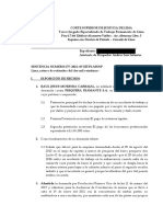 Sentencia de Primera Instancia para Conocer Antecedentes