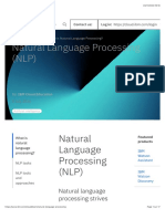 What Is Natural Language Processing? - IBM