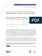 State, Foreign Policy and Internationalization of ConstrutoraNorberto Odebrecht Brazil As A Regional Paymaster