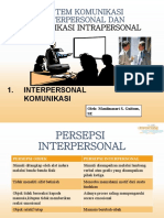 Komunikasi Interpersonal Dan Intrapersonal