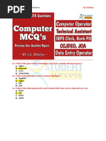 Computer Operator Mcqs With Answers