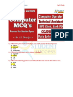 Computer Operator Mcqs With Answers
