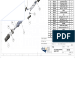 Part list and exploded view of latch assembly