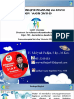 UPDATE MICROPLANNING DAN RANTAI DINGIN VAKSIN COVID 19 - Update Sep21 Workshop