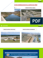 Principales proyectos hidráulicos costa Perú