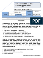 2 - Ciencias Naturales - Examen Parcial - 3er Trimestre